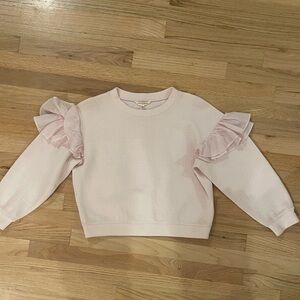 Rebecca Taylor Blush Pink Crew Neck Top